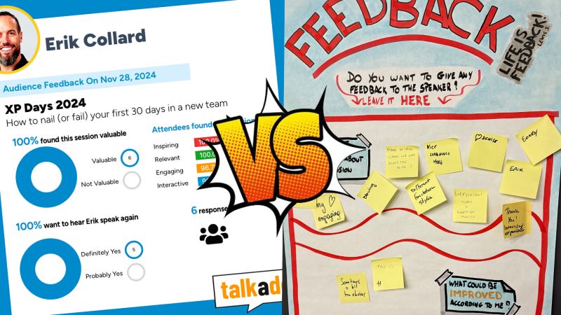 erik collard linkedin feedback collection methods comparison chart
