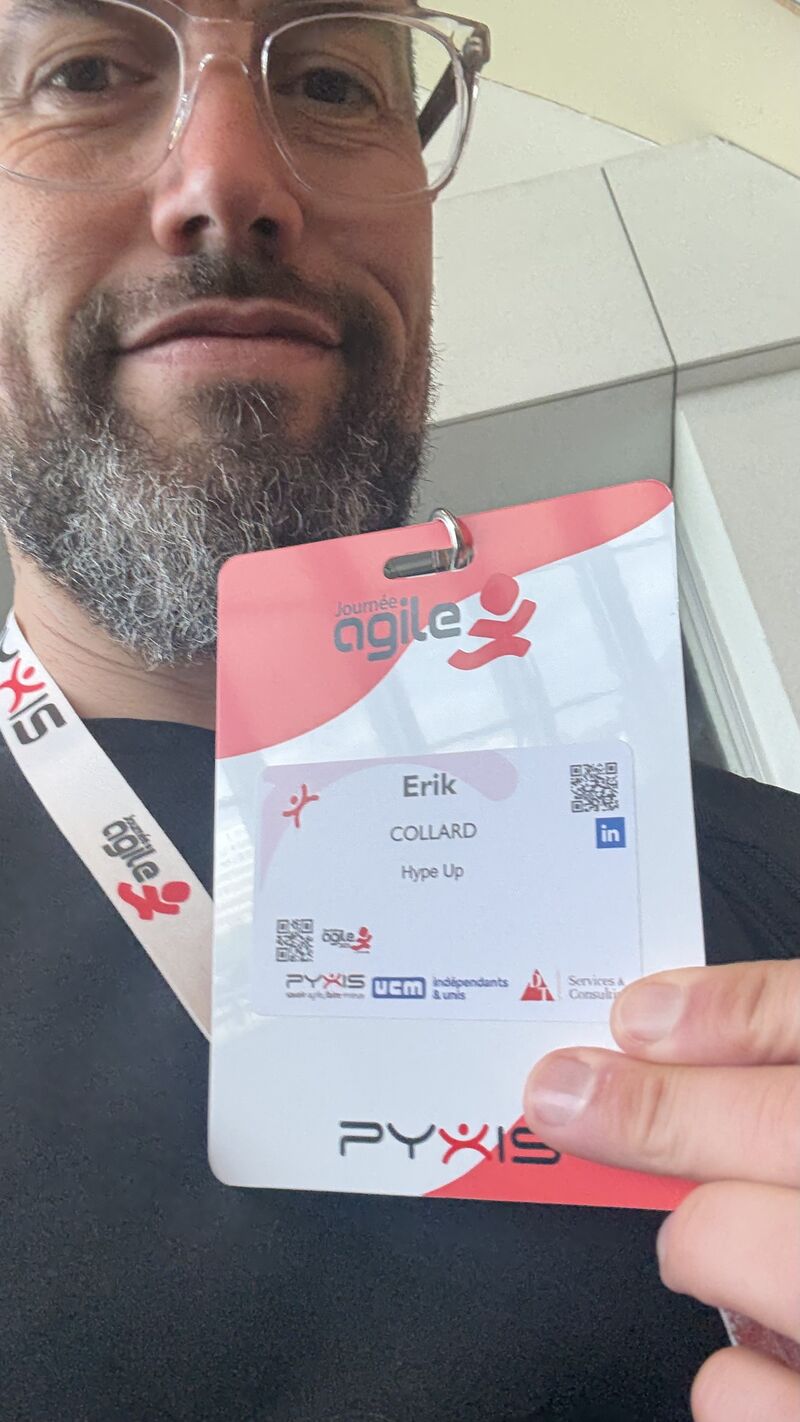 erik collard linkedin at Journée Agile event by Pyxis Technologies Belgium