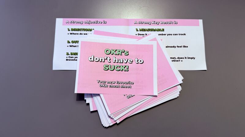 erik collard linkedin conference handout materials in a box ready for distribution