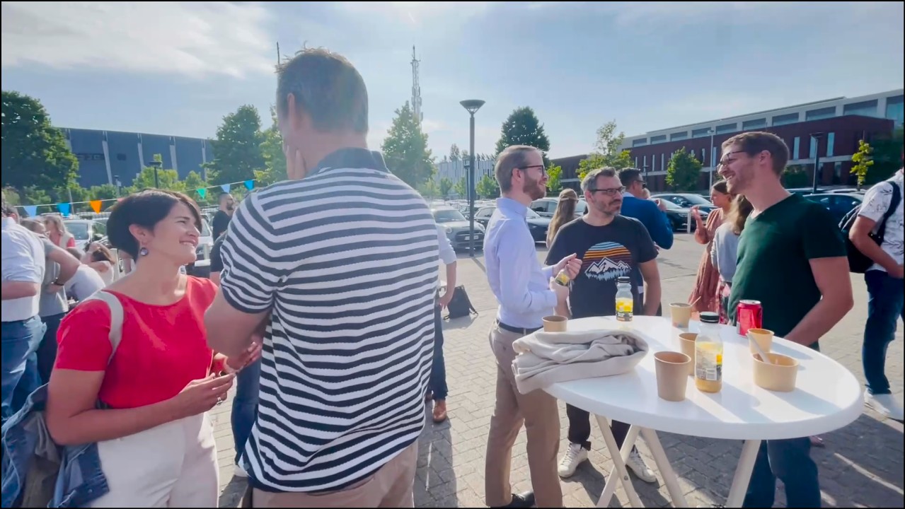 erik collard linkedin Domain Call hosted from Telenet parking lot with Lara Spaan