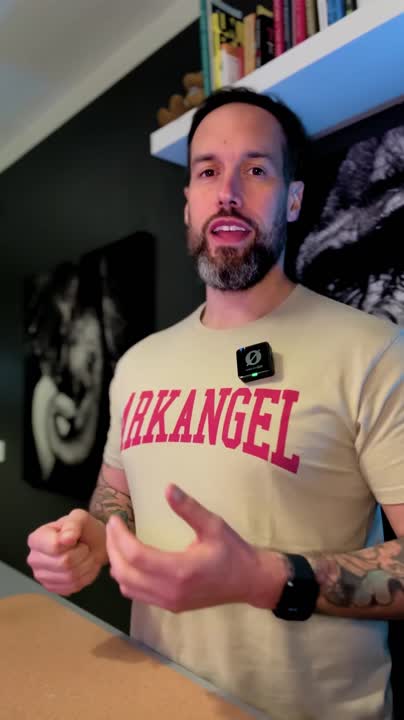 erik collard linkedin custom handwriting font displayed as video captions