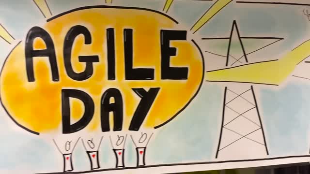 erik collard linkedin behind-the-scenes timelapse of creating large visual artwork