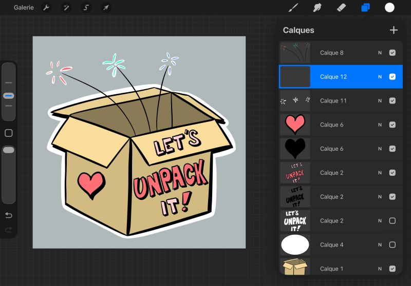 erik collard linkedin Abandoned creative projects and sketches with broken heart symbol