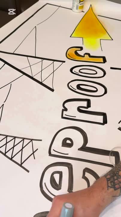 erik collard linkedin visual creation process outlining shading coloring steps