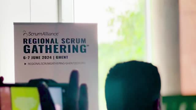 erik collard linkedin Regional Scrum Gathering Ghent 2024 aftermovie