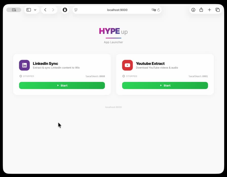 erik collard linkedin Claude Code app interface showing post generation, translation, and analytics features