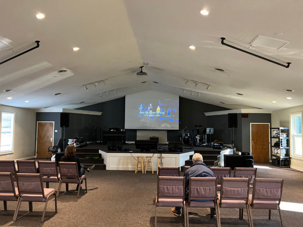 Old Sanctuary Prior to Renovating Into Youth Building - Daniel Builders