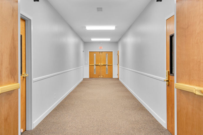 Hall of Sunday school Rooms After Renovation - Daniel Builders