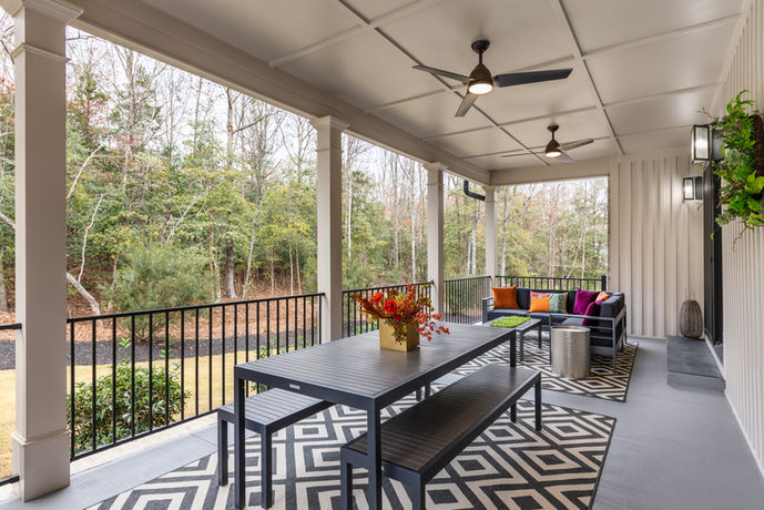 Outdoor Space of Custom Home in Anderson SC - Daniel Builders