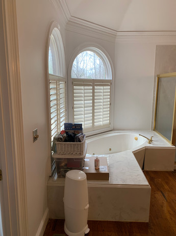 Before Traditional Master Bathroom Remodel of Chanticleer Home - Daniel Builders