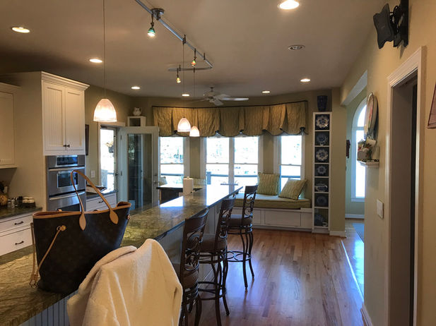 Kitchen Area of Keowee Key Home Before Remodeling - Daniel Builders