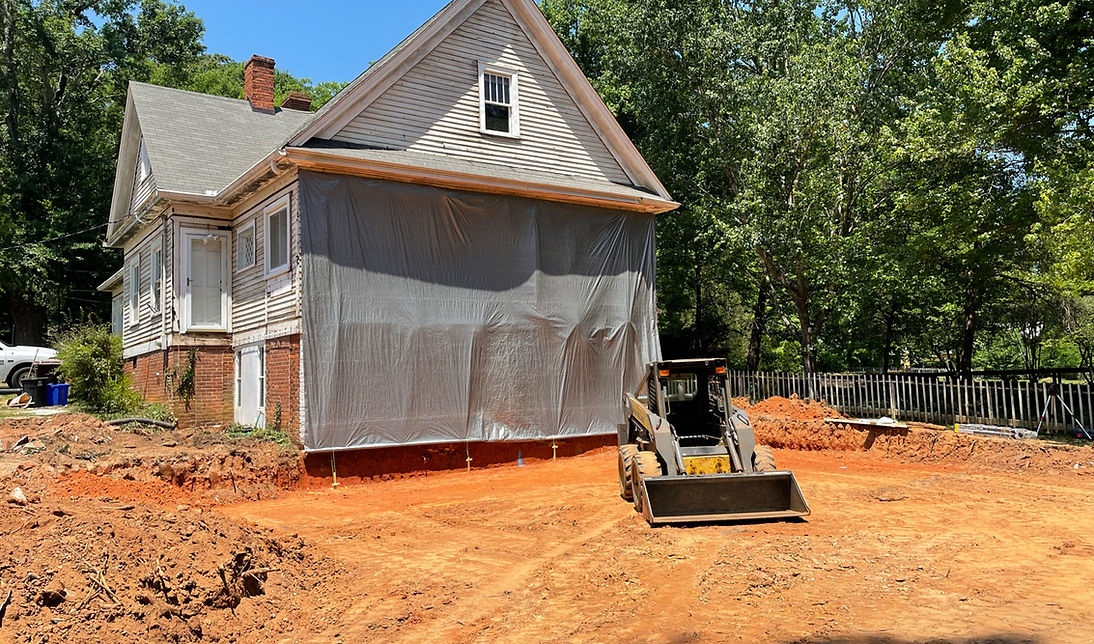 Home Addition Construction Site - Daniel Builders