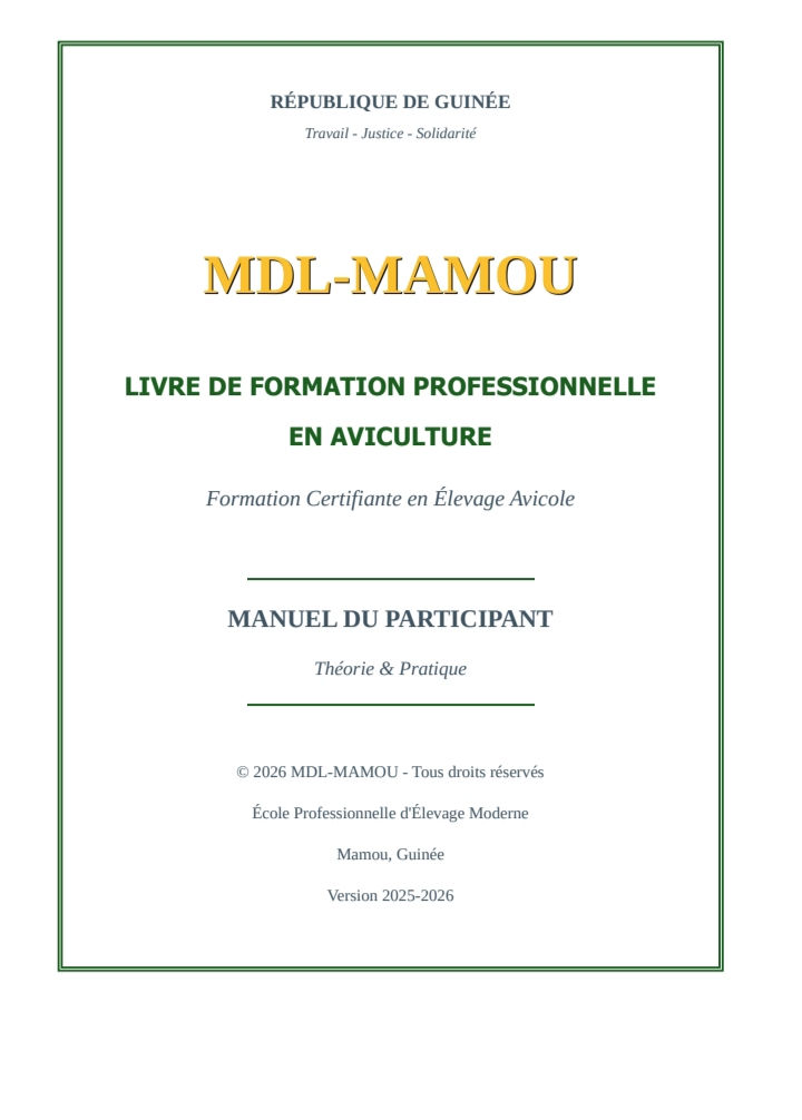 livre de formation en aviculture 