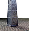 American Artist Ed Wilson,   steel obelisk, Schweizerhof  Germany