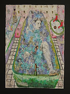 2011 Queen E's Private Moment (When Will the Bubbles Burst_), postage stamps and polyvinyl