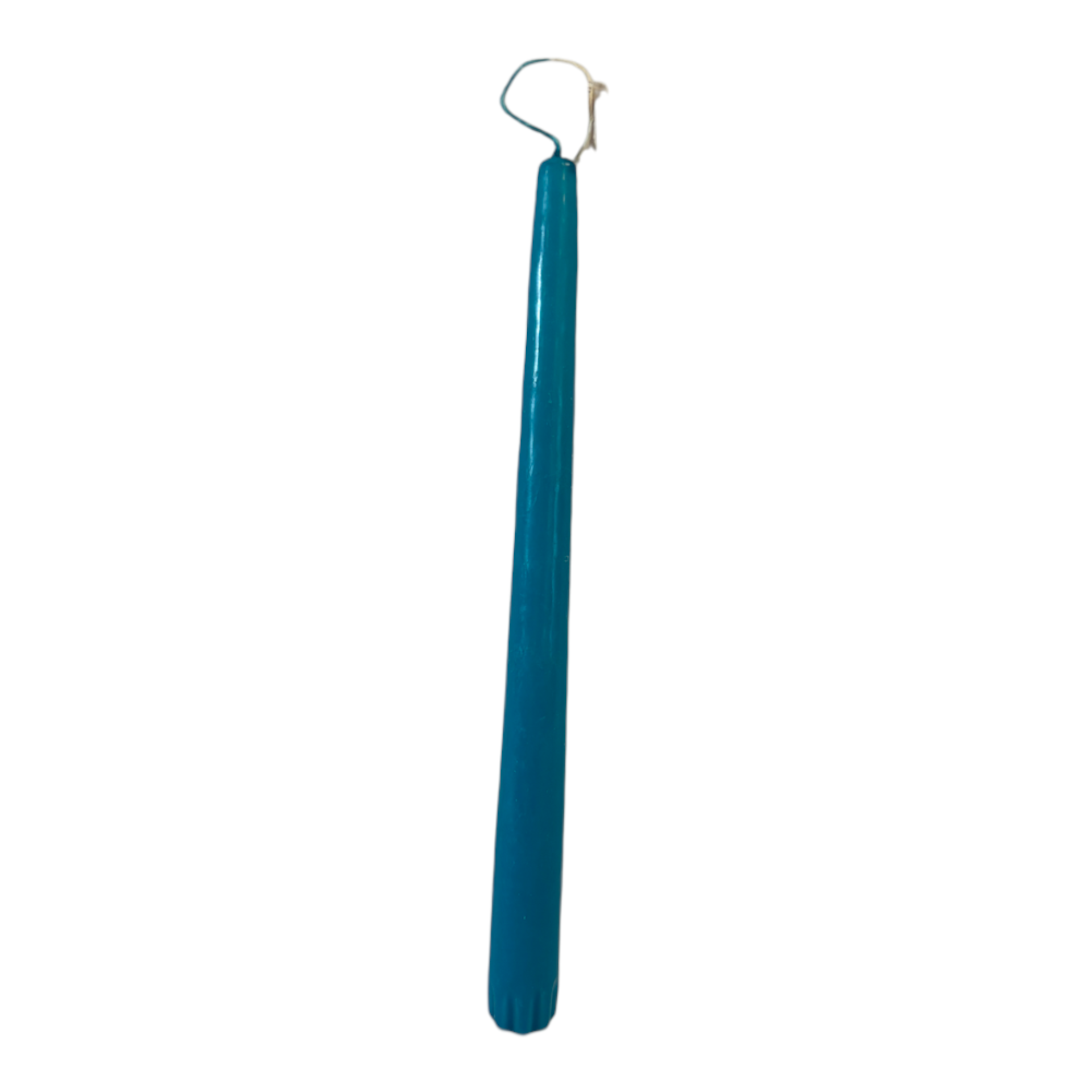 Turquoise Tapered Candle