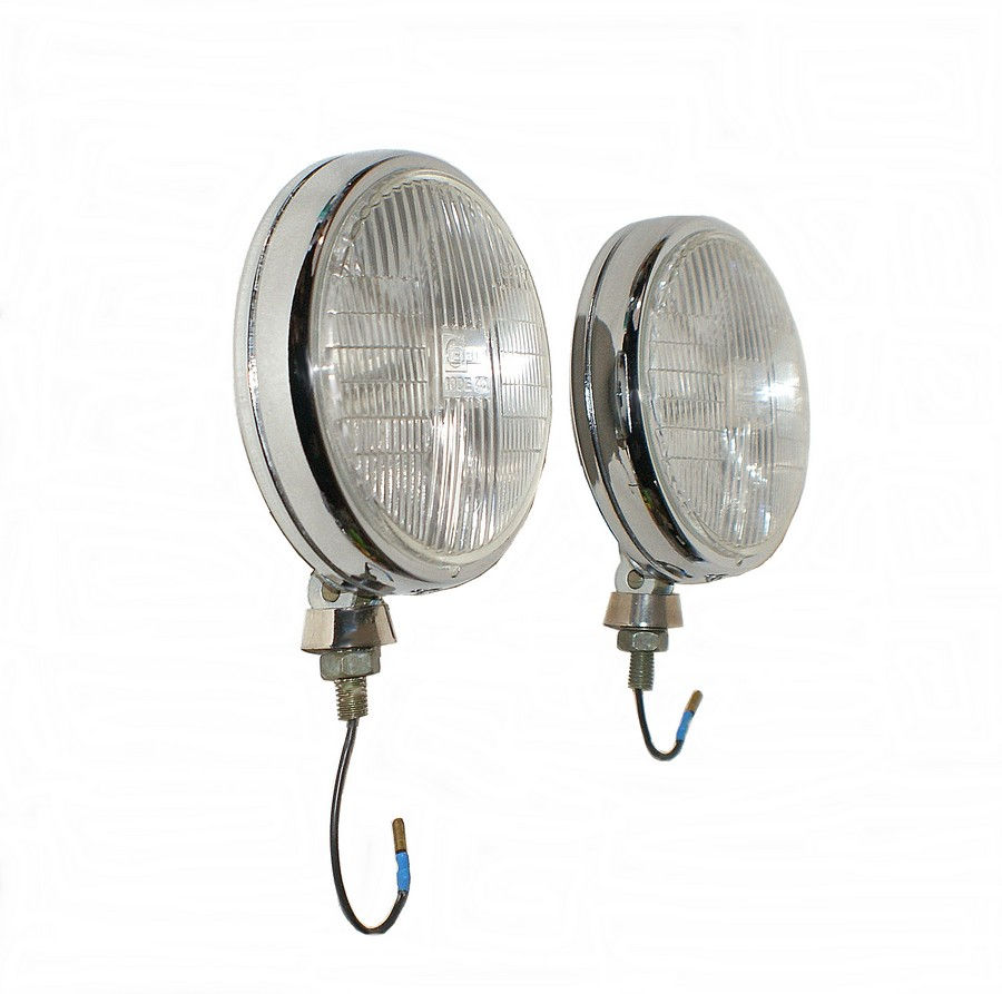Jeu de 2 phares chromés Cibié 40 type TANGO