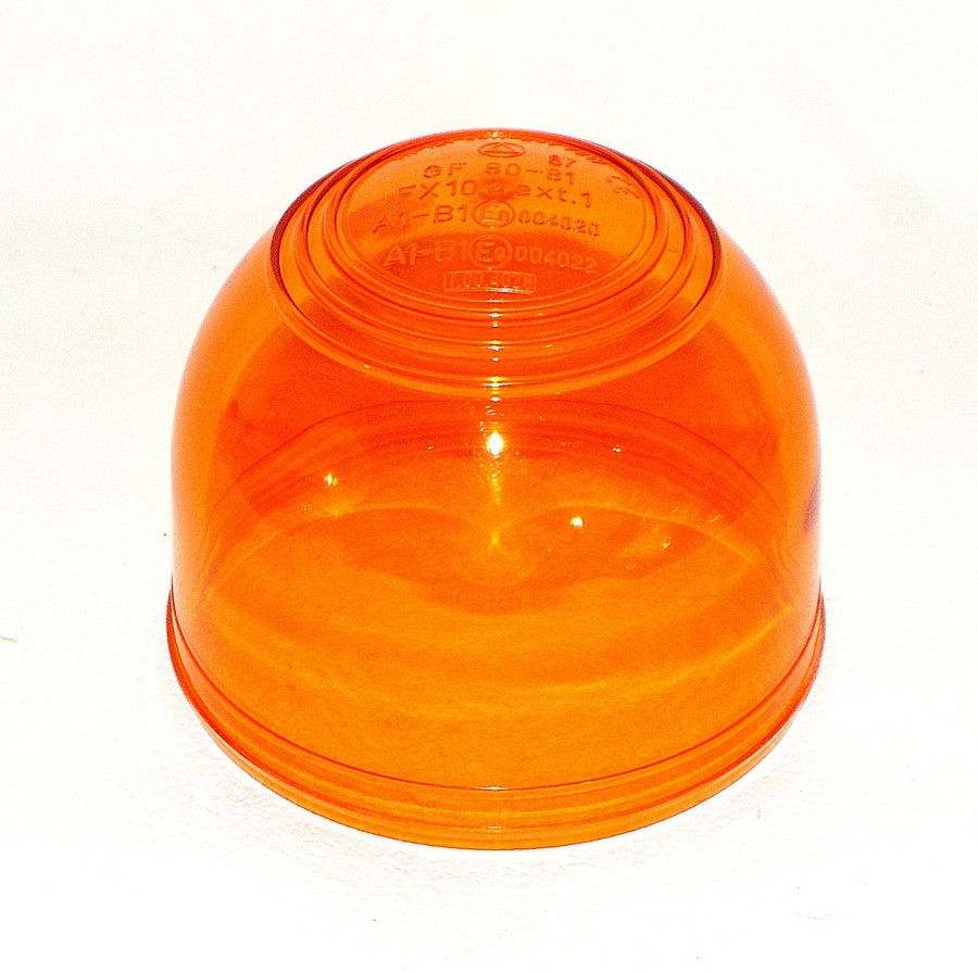Miniature : Cabochon ambre pour gyrophare AJBA type MEGALUX