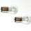 Miniature : Jeu de 2 lampes poirette 6Volts 21/5 Watts culot BA15D