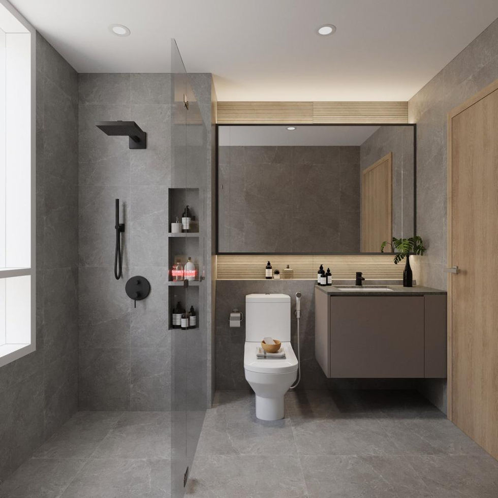 Master bathroom view
