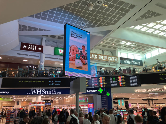 Gatwick OOH placement