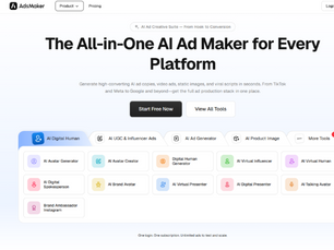My First AI-Powered Ad: A Hands-On Walkthrough with Adsmaker.ai