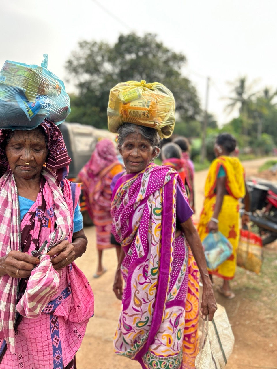 Widows Carrying Rations