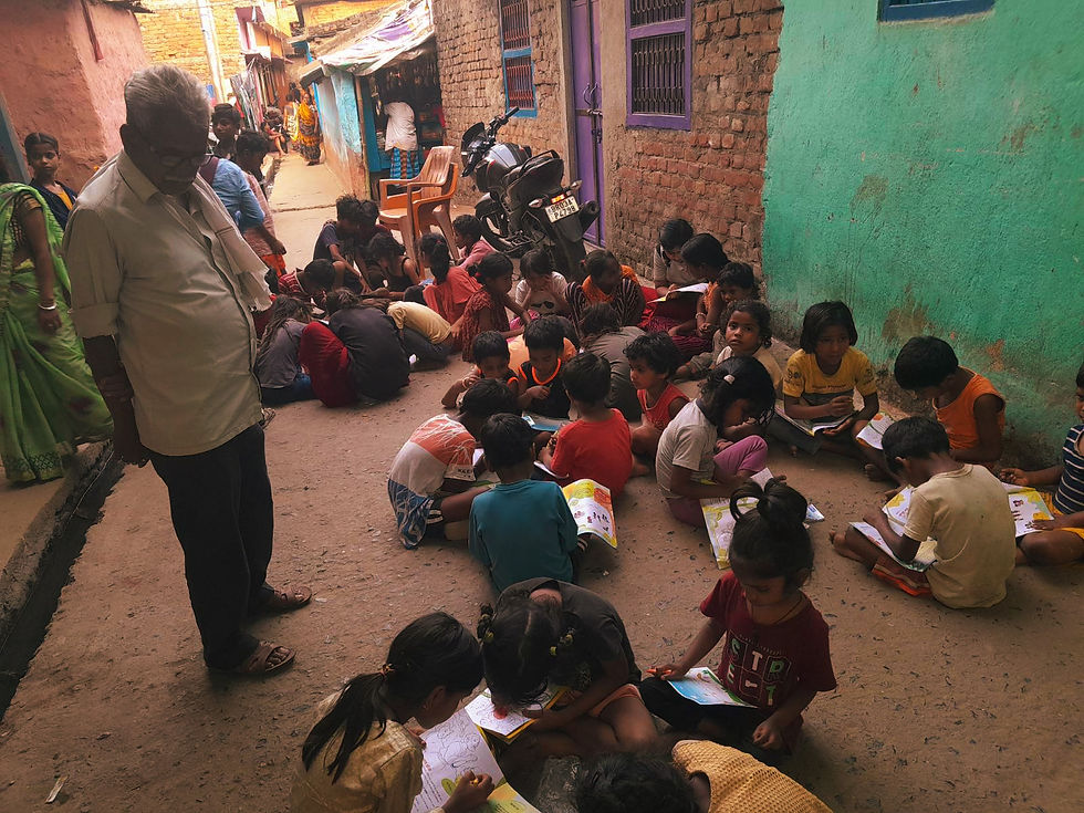 Educating kids.