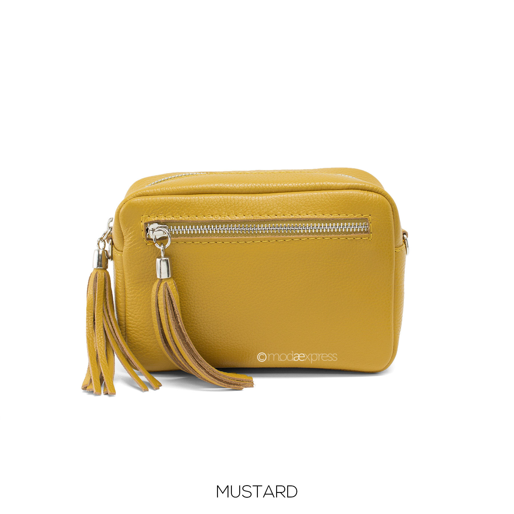 The Leather Lily Bag - Mustard