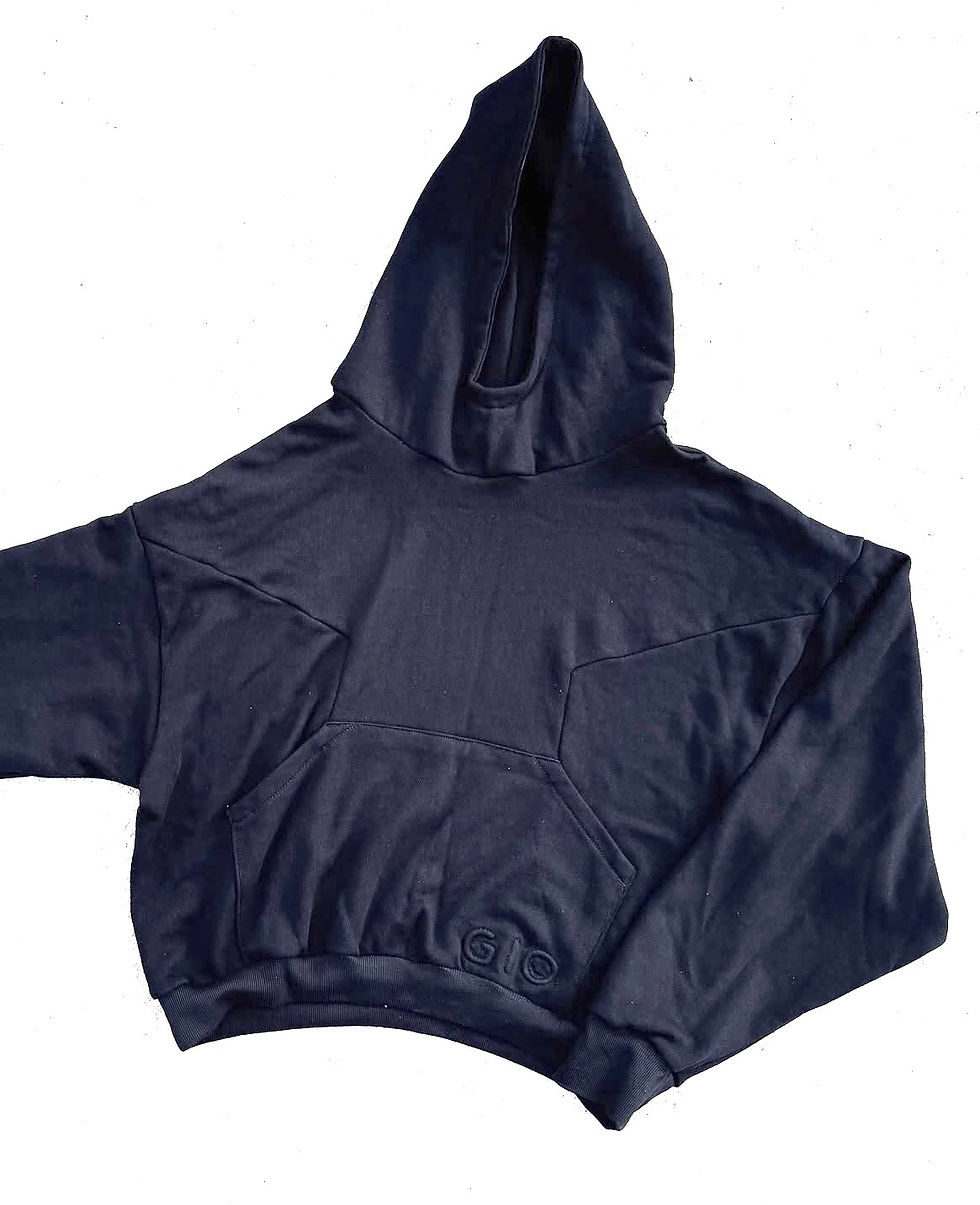 Thumbnail: Cropped Hooded Sweater