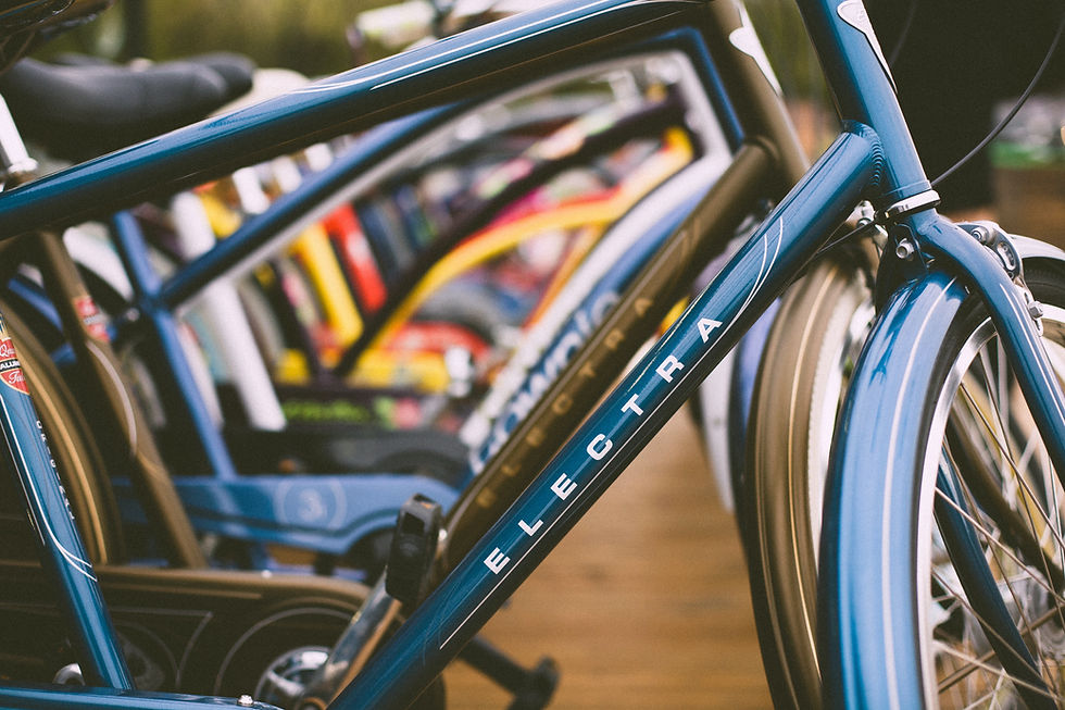 photo of a row of bikes