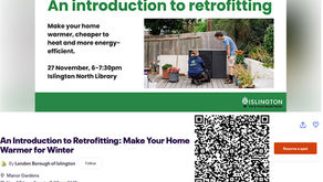 Intro to Retrofitting 27 Nov 6.30 North Islington