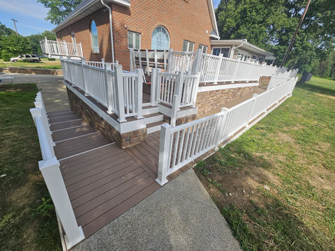 Custom Composite Stairs & Vinyl Railings Design/Build | B.D.S Contracting