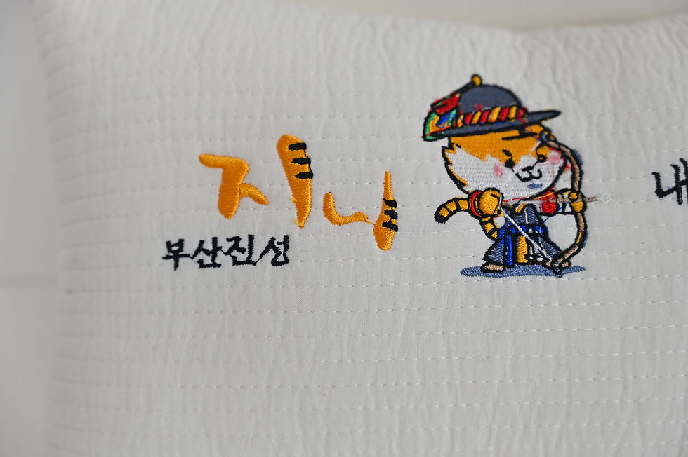 섬네일: 부산진성 캐릭터 지니 쿠션