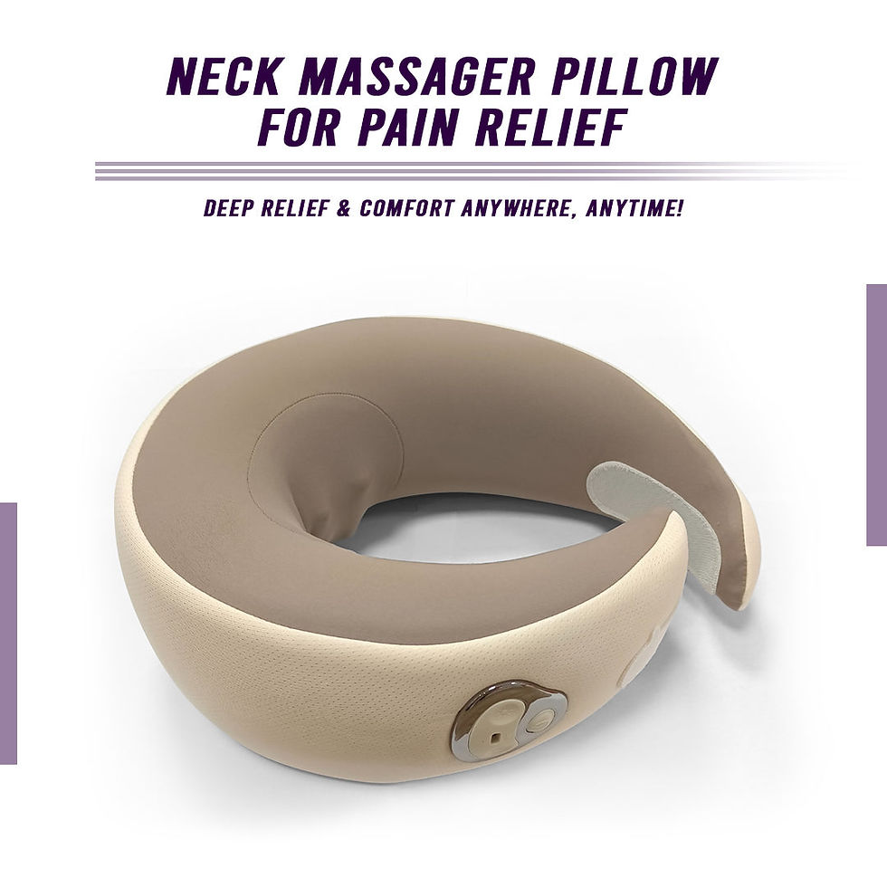 Thumbnail: Multi-Purpose Neck Massage Pillow w/Warmth
