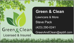 Business Card - Green & Clean Lawncare