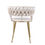 Thumbnail: cream and gold dining chair