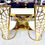Thumbnail: Forest dream  velvet chair with gold or silver frame
