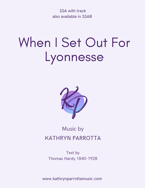 When I Set Out For Lyonnesse title page.png