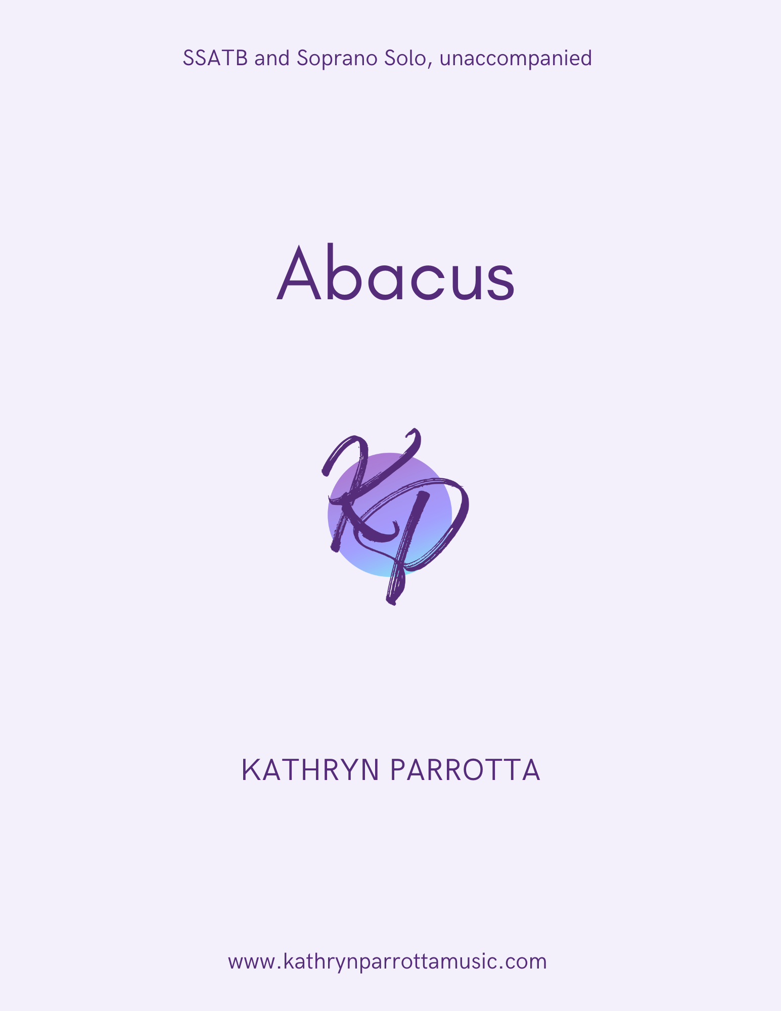 Abacus- SSATB a cappella