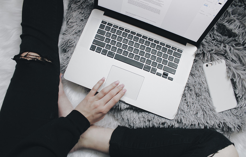 Woman with Computer