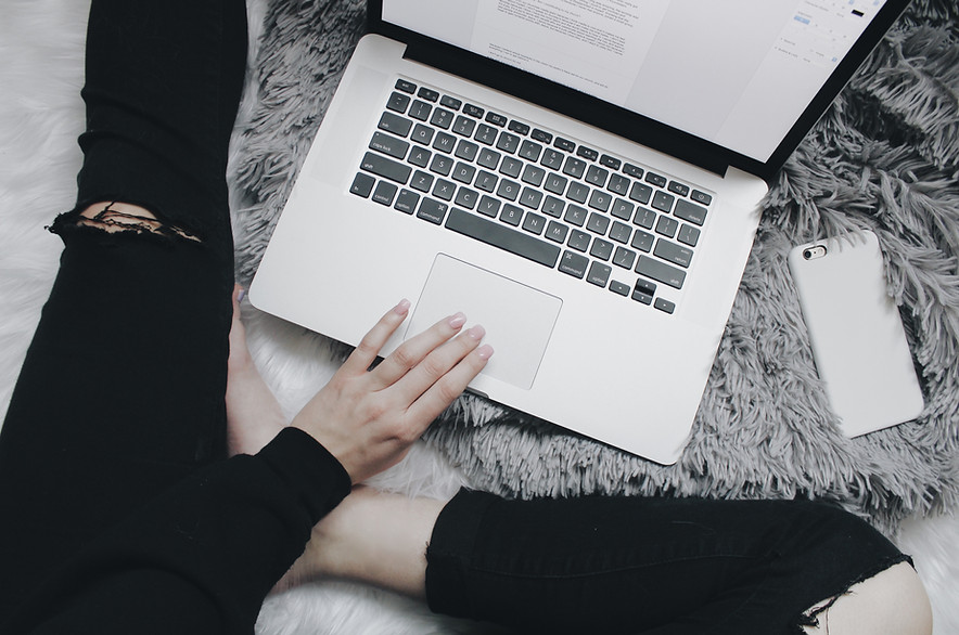 Woman with Computer