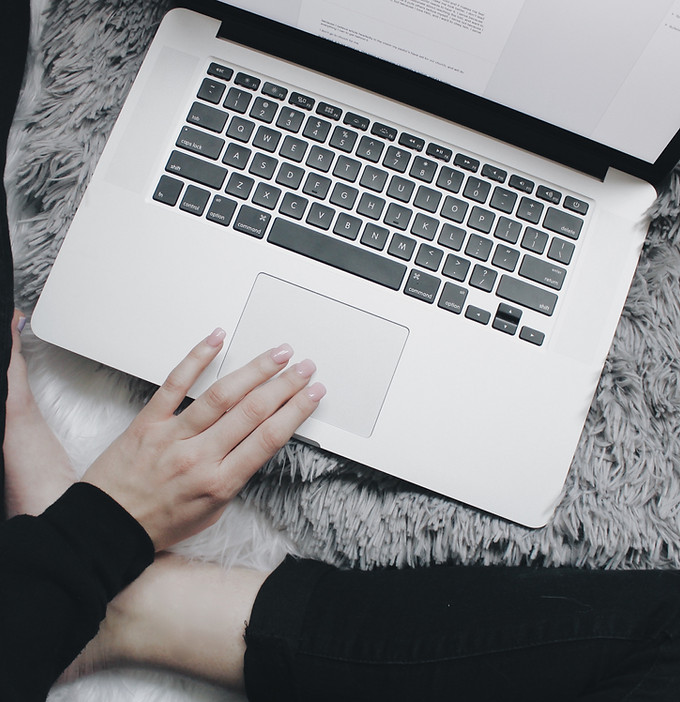 Woman with Computer