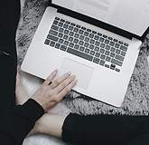 Woman with Computer