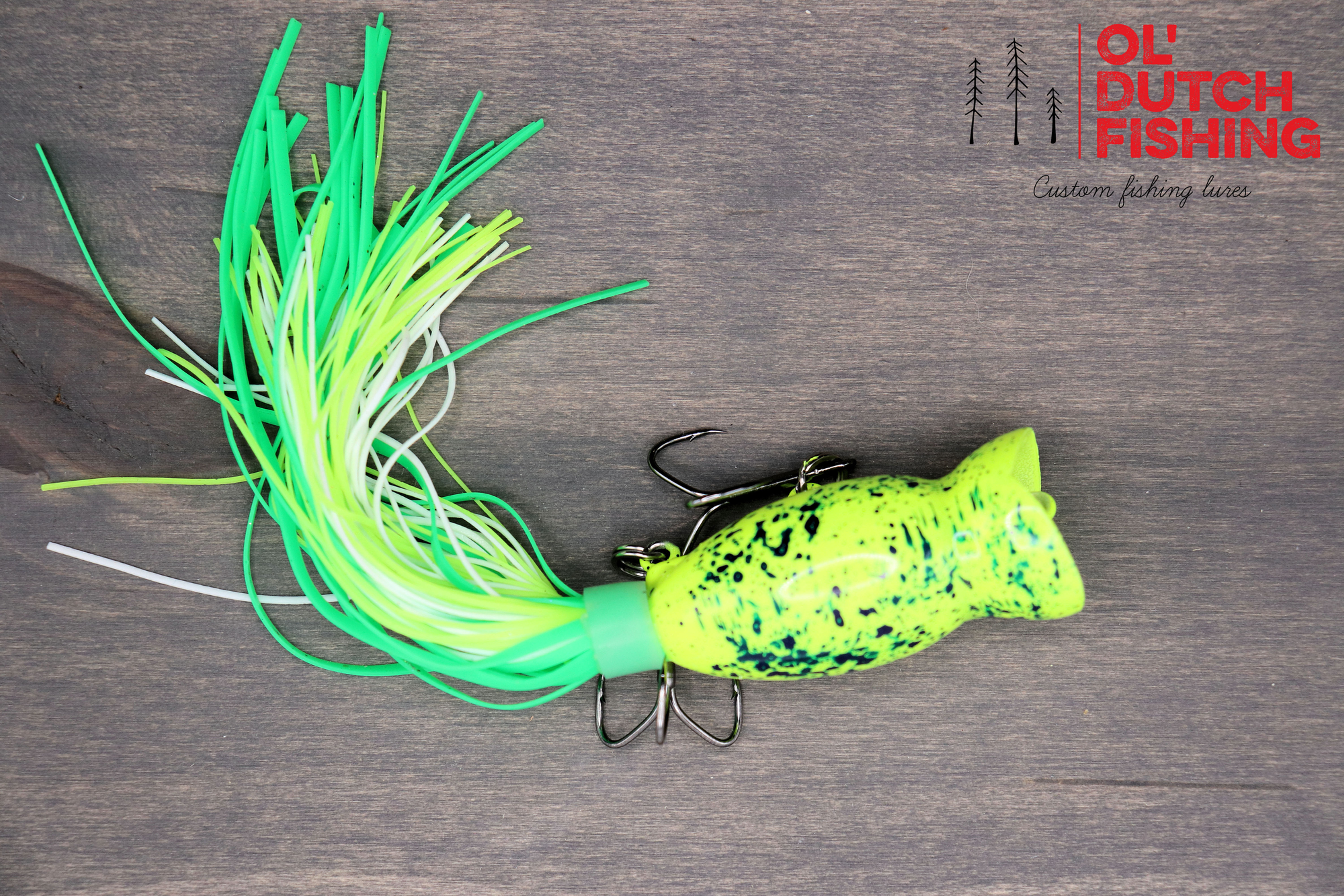 2" Popper - Yellow Fleck
