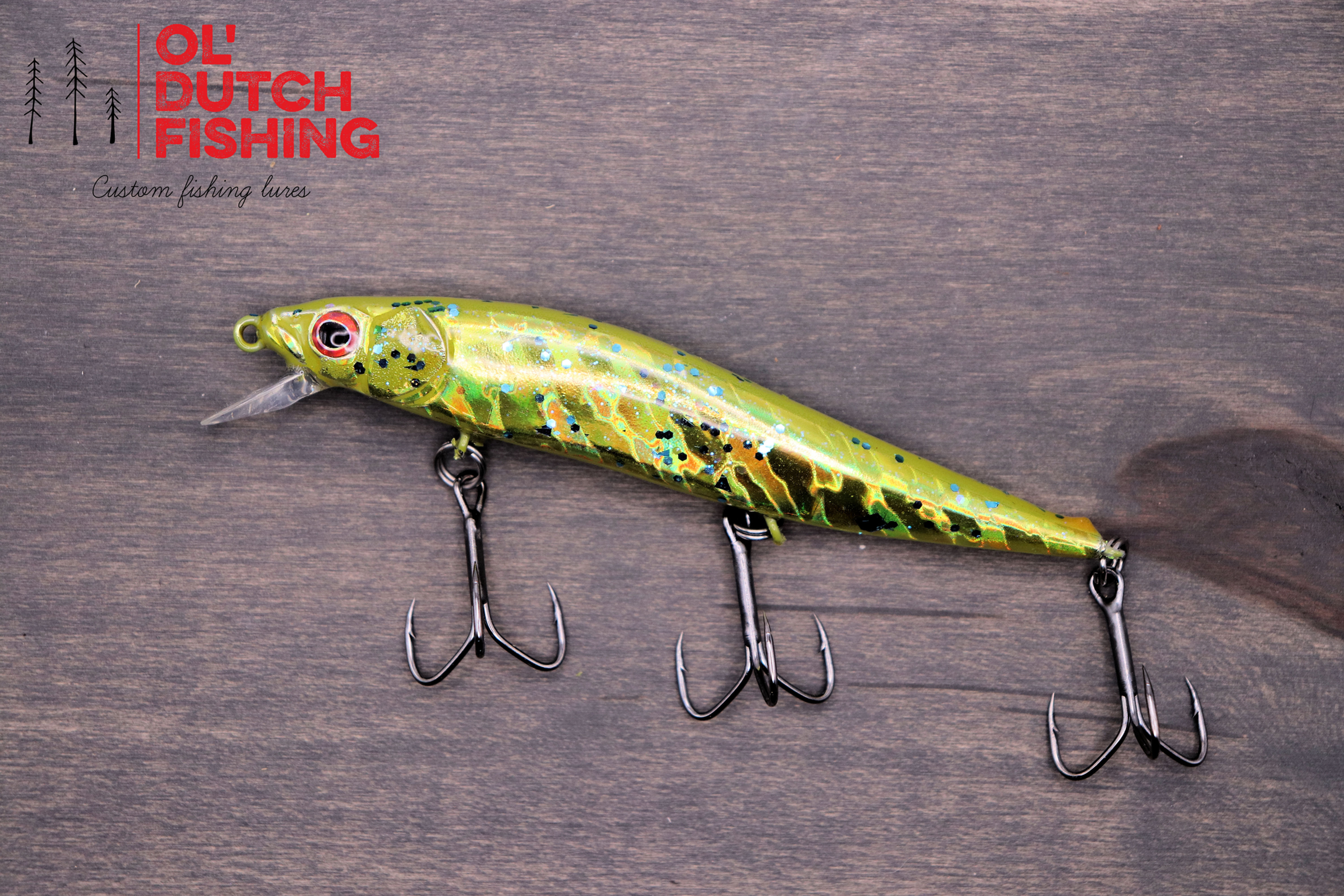 3" Jerk Bait - Poison Yellow