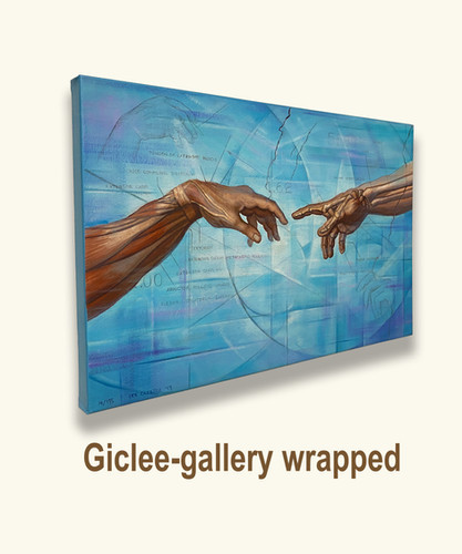 Anatomy Of The Creation Of Adam | Gallery Wrapped Giclée | Lee