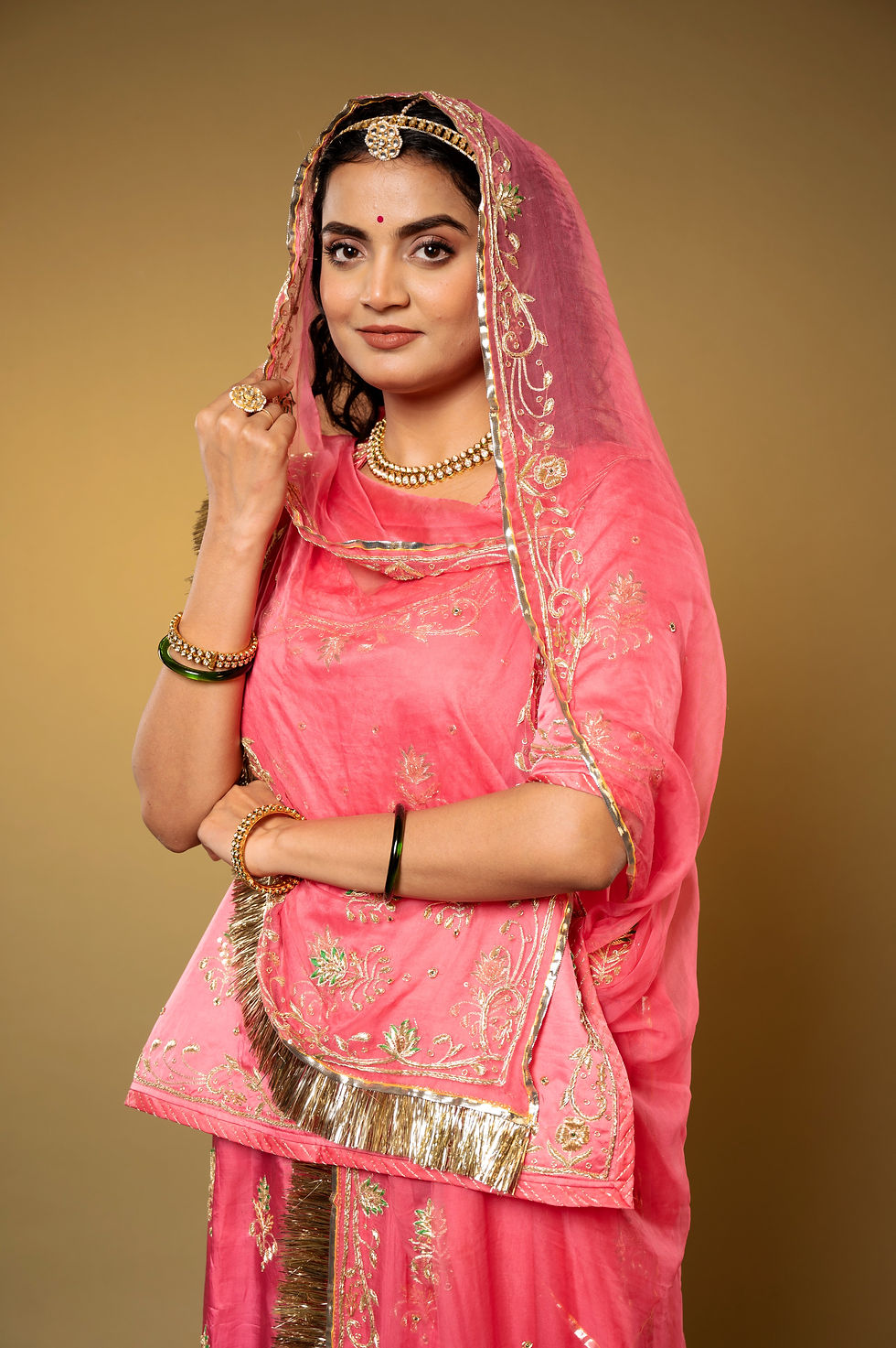 Thumbnail: Zardozi work Rajputi Poshak