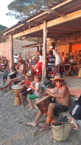 drum evening at Benirras / Ibiza