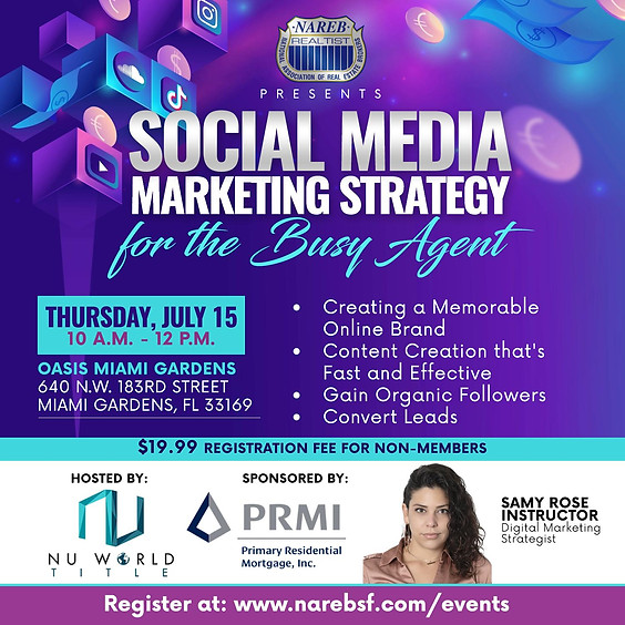 SOCIAL MEDIA MARKETING STRATEGY FOR THE BUSY AGENT